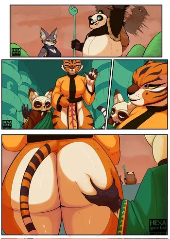 [HEXAgooba] Master Tigress (Kung Fu Panda) manga cover