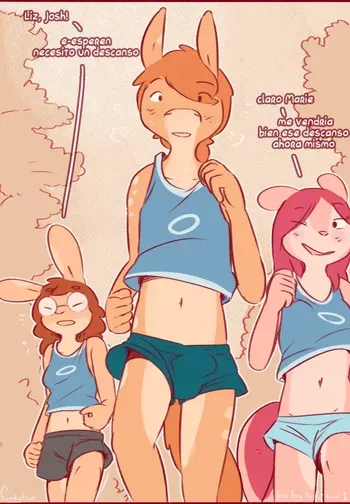 [Funkybun] Too Big to Fit Two [Español] manga cover