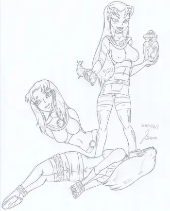 [Moaja] Teen Titan's Parasite Assault Ch.1 - Sister Play (Teen Titans) manga cover