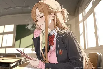 Ramen-chan ASUNA [AI Generated] manga cover