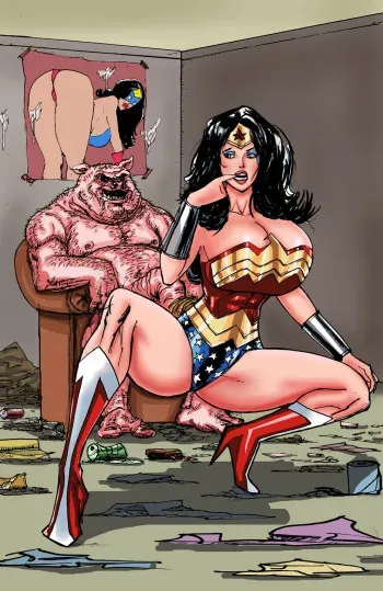 [SuperPoser] Wonder Woman VS Porkum (Justice League) [Ongoing] manga cover