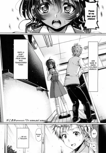 Te amo, mi amor. manga cover