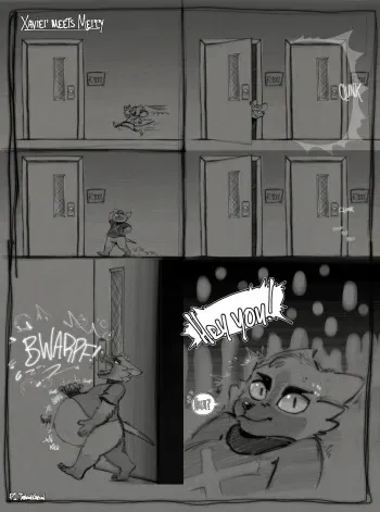 [Tanookicatoon] Xavier Meets Merry manga cover
