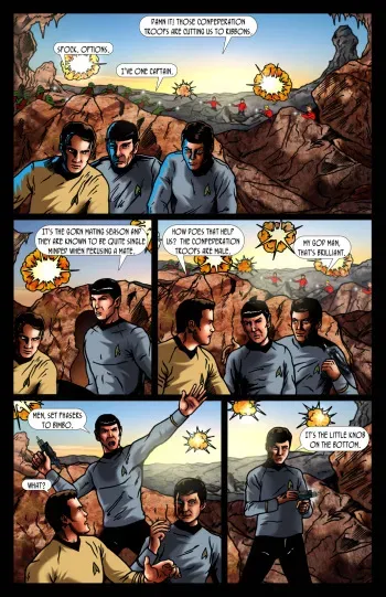 [Andrea Blanco, Alejandro Alvarez] Gorns Gone Wild (Star Trek) manga cover