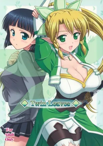 (C83) [KNIGHTS (Kishi Nisen)] Twin Leaves (Sword Art Online) manga cover
