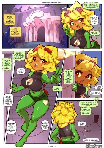 [PeakedComedy] Solar Flare's Biggest Catch (Plants vs Zombies) (Ongoing) manga cover