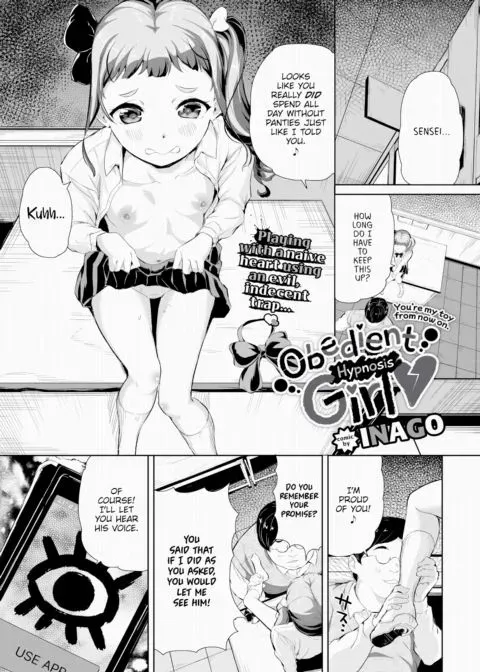 Obedient Hypnosis Girl manga cover