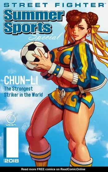 Street Fighter Summer Sports Special 2018 manga cover