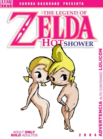 [Sakura Kasugano] Hot Shower (The Legend of Zelda) [Spanish] manga cover
