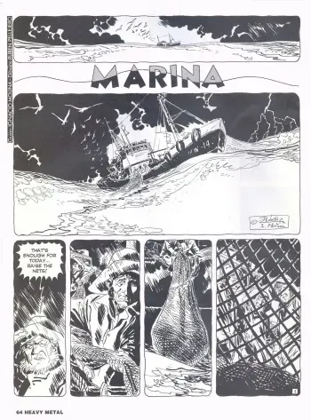 [Ignacio Molina, Ruben Pellejero] Marina (Heavy Metal Vol. 23 No. 3) manga cover
