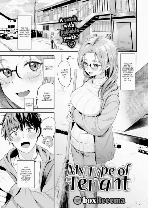My Type of Tenant manga cover
