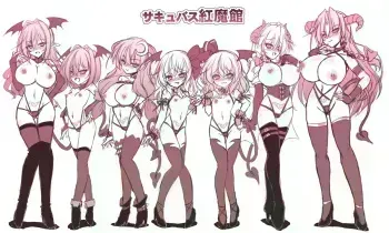 Succubus Koumakan part I-VI Complete manga cover