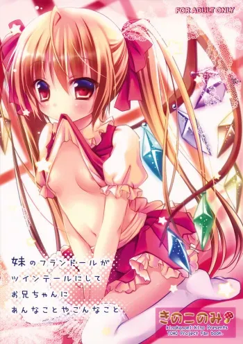 (Reitaisai 8) [Kinokonomi (kino)] Imouto no Flandre ga Twin Tail ni shite Oniichan ni Anna koto ya Konna koto (Touhou Project) [Spanish] [Koi Subs] manga cover