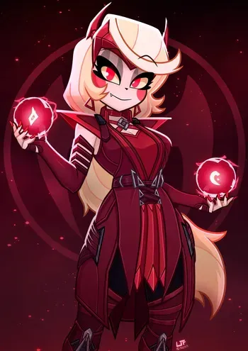 [Lezaki] Scarlet Charlie & Emma Lilith (Hazbin Hotel//Marvel Rivals) manga cover
