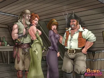 Bond Adventures - Pirates in Bondage Action manga cover