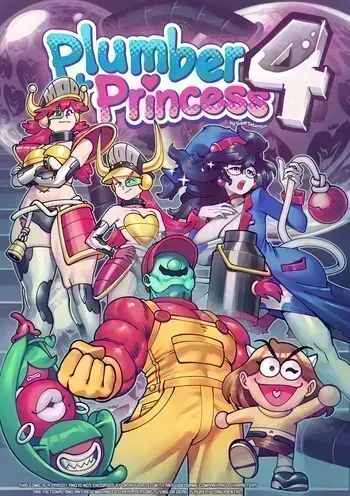[Supersatanson] Plumber + Princess 4 (Super Mario Bros.) [complete] manga cover