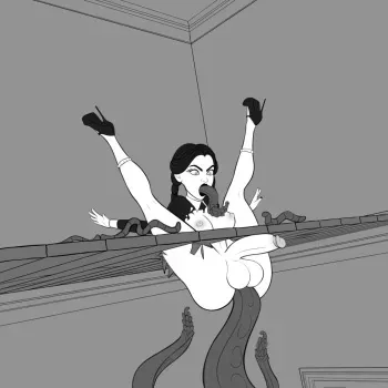 [dixieduckart] Wednesday Addams Futa (The Addams Family) manga cover