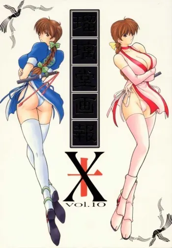 [U-A Daisakusen / Lapislazuli=corporation] Ruridou Gahou X (vol.10) (Dead or Alive) manga cover