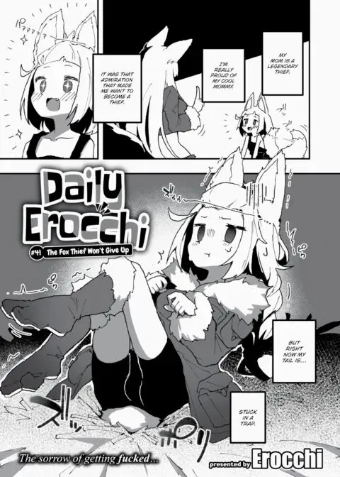Daily Erocchi #41 The Fox Thief Won't Give Up manga cover