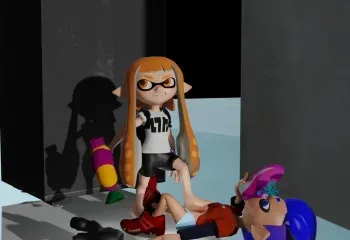 Inkling Girl Feet and Footjob manga cover