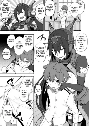 Shota Admiral x Nagato Body Swap Manga manga cover