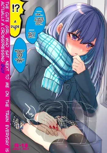 Densha de Mainichi Tonari ni Suwatte kuru Kawaii Ko ga Josou shita Otoko datta | The Cute Girl Who Sat Next to Me on the Train Everyday is Actually A Crossdressing Guy manga cover