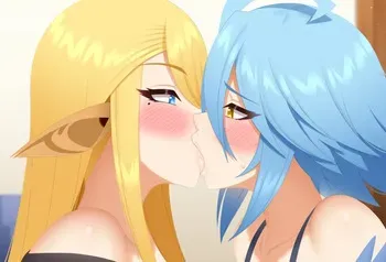 Blacksaikou - 2022 - August - Cerea's mom x Papi + Cerea headpats manga cover