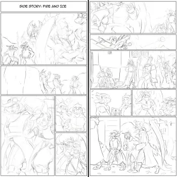 [Zerofox1000] Side Story: Fire and Ice manga cover