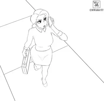 [West] Shrinking Business Lady manga cover