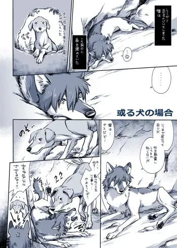 [Souko Souji] Aru Inu no Baai (Ookami Kodomo no Ame to Yuki) manga cover