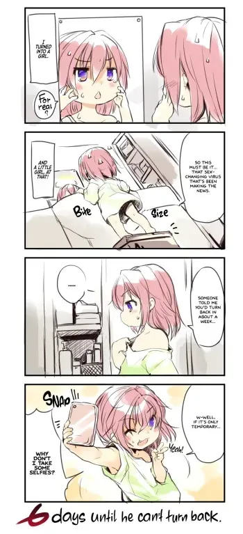 [Torimaru] The TS girl will check that he can't turn back after seven days [English] [WhiteSymphony] manga cover