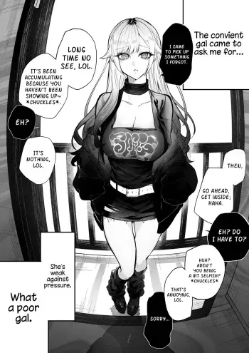 The Day I Decided to Make My Cheeky Gyaru Sister Understand in My Own Way - The Convenient Gal manga cover