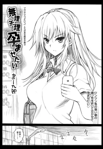 [Ma-kurou] Muriyari Hametai Toranoana Gentei Shousasshi Muriyari Haramasetai manga cover