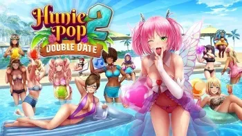 HuniePop 2 Double Date Game Sex Scenes + unused scene manga cover