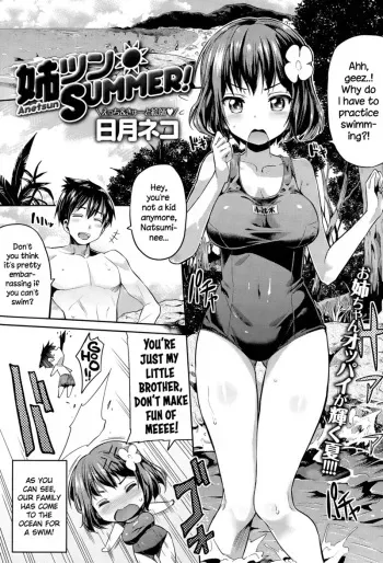 Summer with sis manga cover