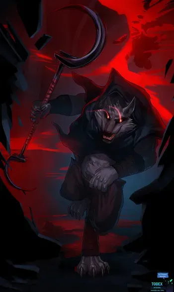 [Todex] Death Wolf (Puss in Boots: The Last Wish) manga cover