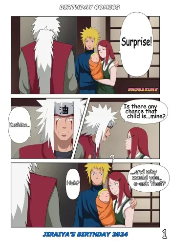 Jiraiya's Birthday Comic 2024 by Erogakure manga cover