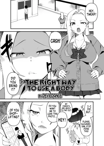 The Right Way to Use a Body manga cover