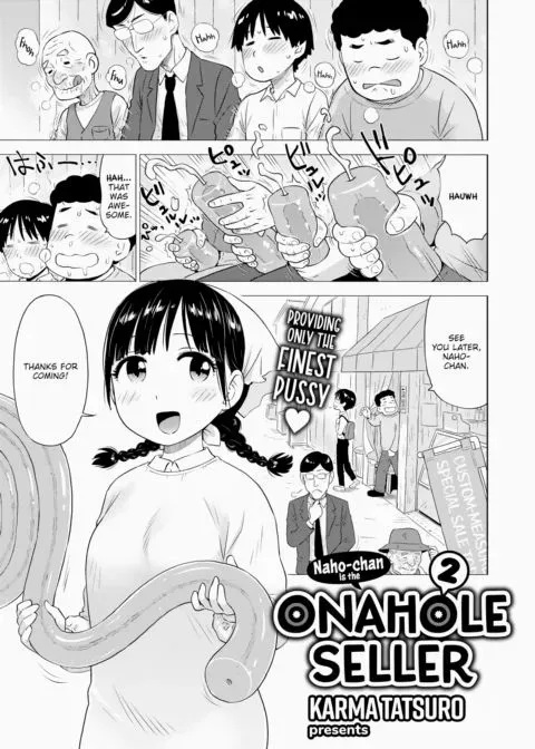 Naho-chan Is the Onahole Seller 2 manga cover