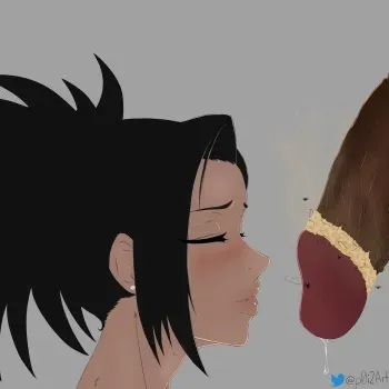 [poi2] Momo Yaoyorozu sniffing dick (My Hero Academia) manga cover