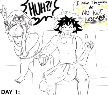 Deku's No Nut November manga cover