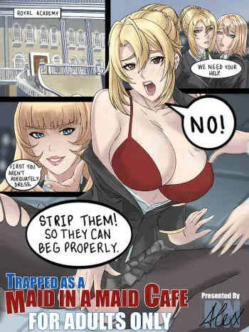 Trapped As A Maid][ Trapped in a Dating Sim: The World of Otome Games is Tough for Mobs ) manga cover