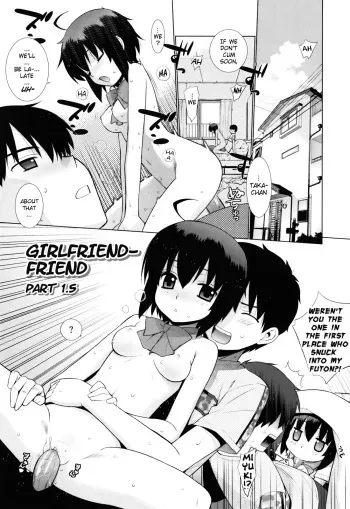 [Yaya Hinata] Kanojo Friend sono 1.5 + 3 | Girlfriend-Friend Part 1.5 + 3 [English] [MumeiTL] manga cover