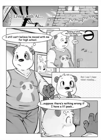 Living with Al… manga cover