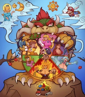 [Markydaysaid] Another Castle (Super Mario Bros.) manga cover