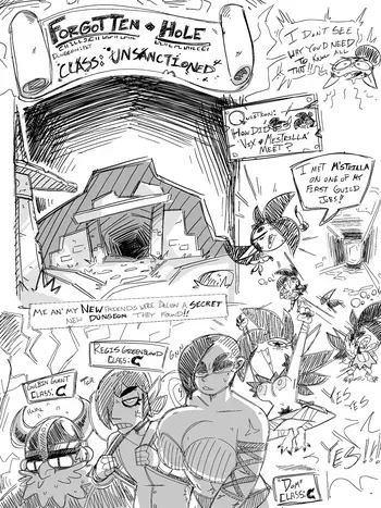 [Lil Potion Shop] Vix and Mestrilla’s first meeting manga cover