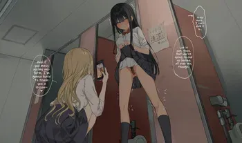 [Lemon Tea] 2021-02-20 [1000 En Puran] Toire de Oshiko Gaman Purei + Omake • Omake Manga 1p + Youshiki Toire de Kuni Sareru Kurokami-chan [English] [Project Valvrein] manga cover