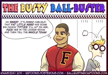 [Knave] The Busty Ballbuster manga cover