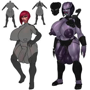 [Rampage, various] Carmen Hardon & Stimia (ft. Athena Milkwinn & Cleo Toris) (Alien vs. Predator) manga cover