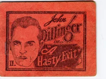 [Mr. Prolific] John Dillinger in "A Hasty Exit" [English] manga cover